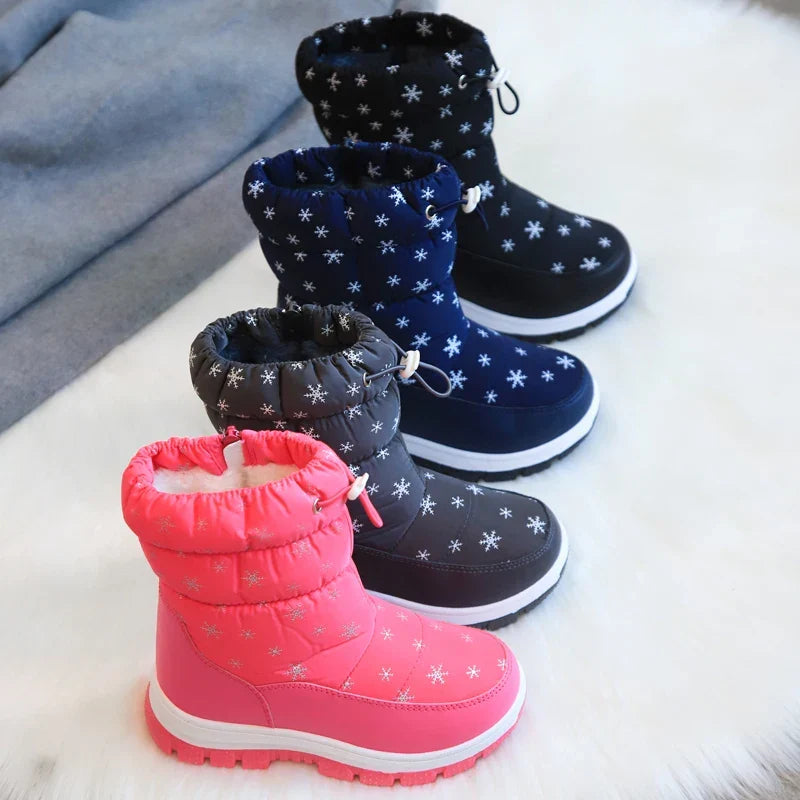 Mini Fashion™ - Varme og Vandtætte - Snestøvler til Piger