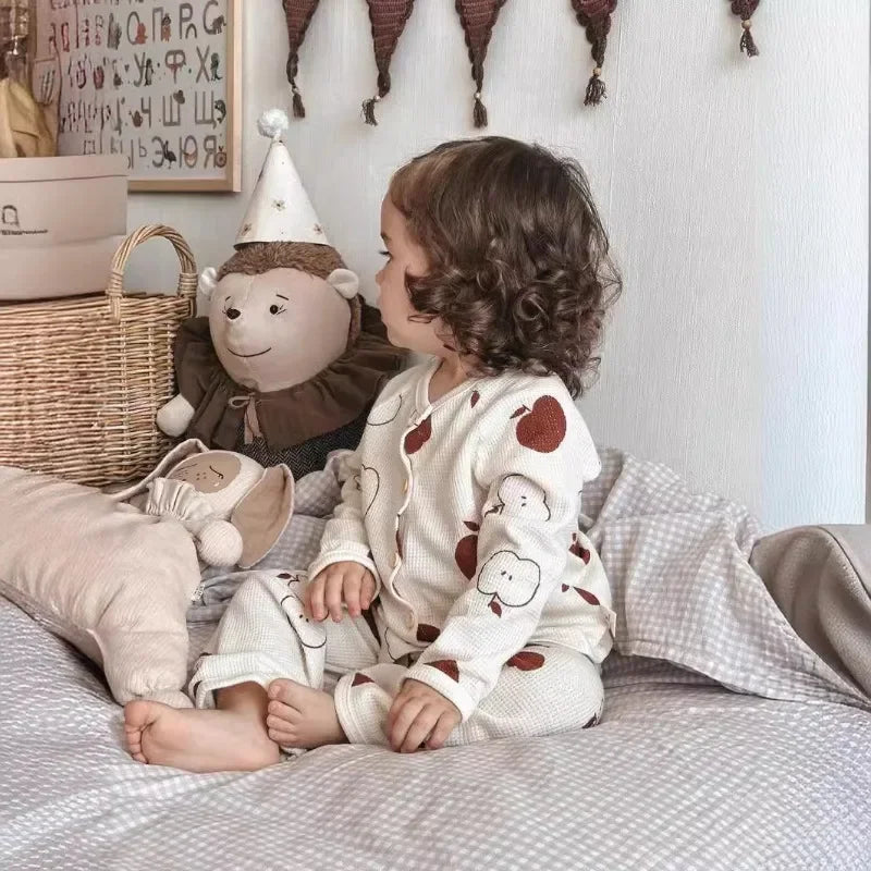 Mini Fashion™ - Luftig bomuld - Pyjamas til børn