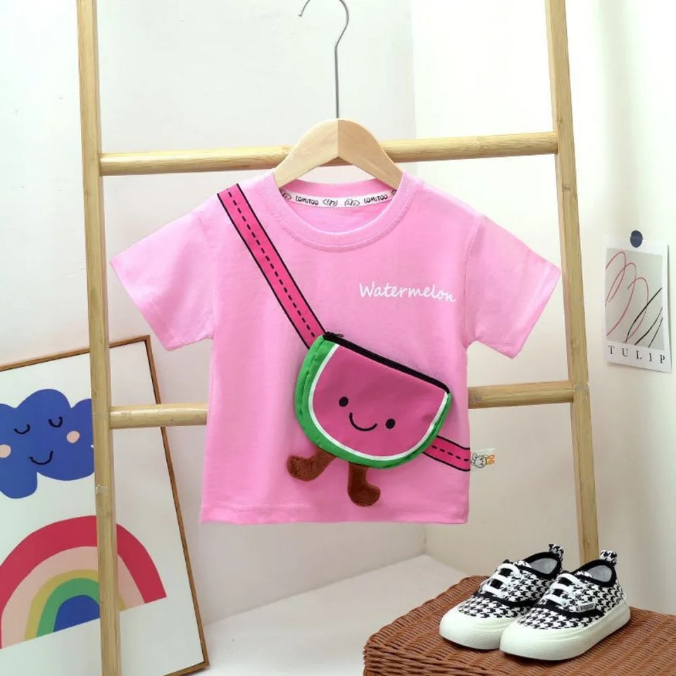 Mini Fashion™ - Frugtagtigt look - T-shirt