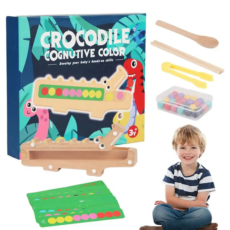 Crocodile Colour Game™ - Krokodille farvefest - Farvespil