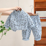 Mini Fashion™ - Cooles Leopardenmuster - 2-teiliges Bekleidungsset