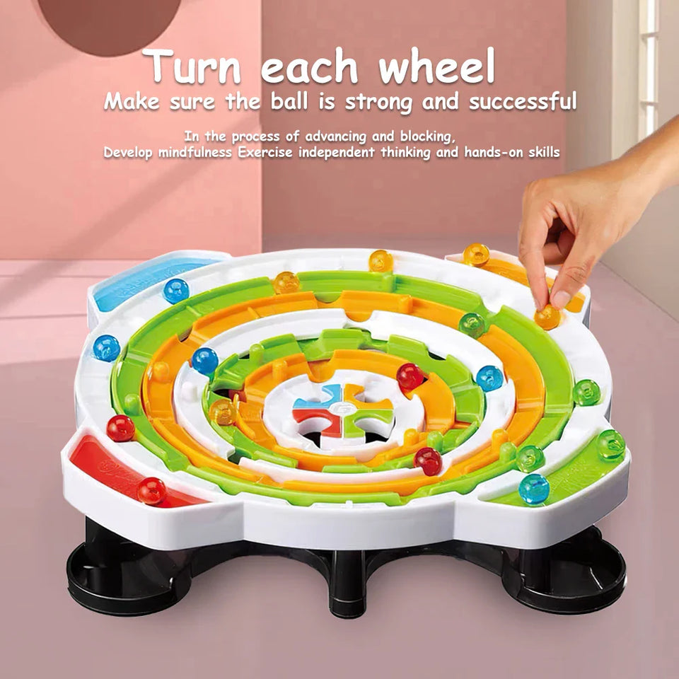 Round Ball Games™ – Kluge Köpfe - Strategisches Ball-Puzzlespiel