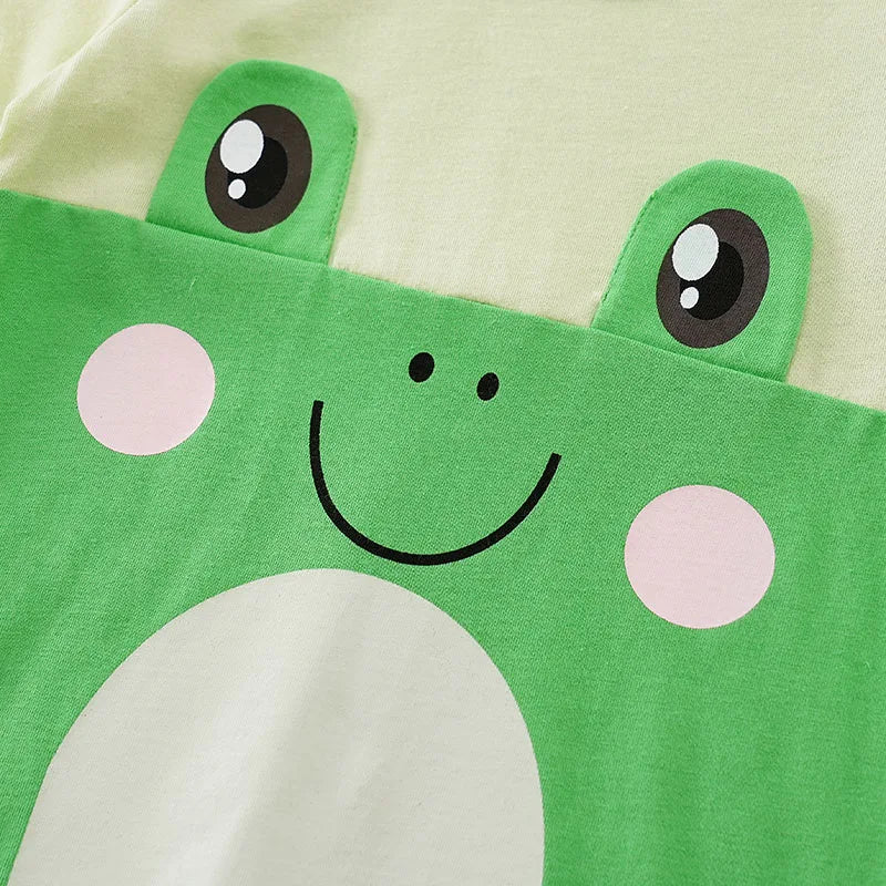 Mini Fashion™ - Weich für Babyhaut - Frosch-Pyjama