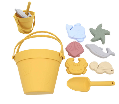 Silicone Beach Set™ - Strandspand til Sand Eventyr - Strandsæt i Silikone