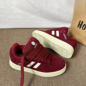 UrbanStep – Trendy & bequem – Bordeauxrote Sneaker