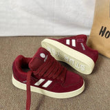 UrbanStep – Trendy & bequem – Bordeauxrote Sneaker