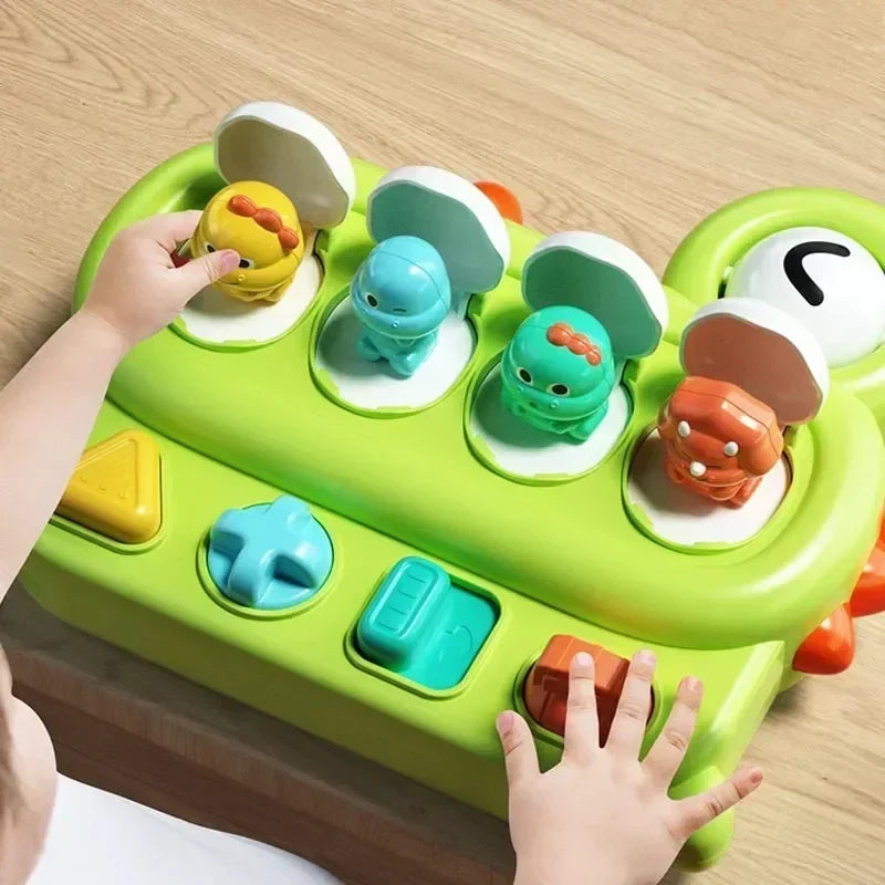 Peek & Play™ - Klik, Drej, Overraskelse! - Baby Pop-up Legetøj