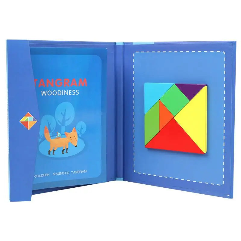 Woods™ - Tilskynd til logisk tænkning - Tangram-puslespil i træ