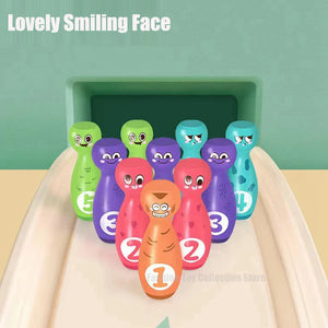 Bowling Game Set - Farbenfroh & lustig – Spielzeug-Bowling-Set