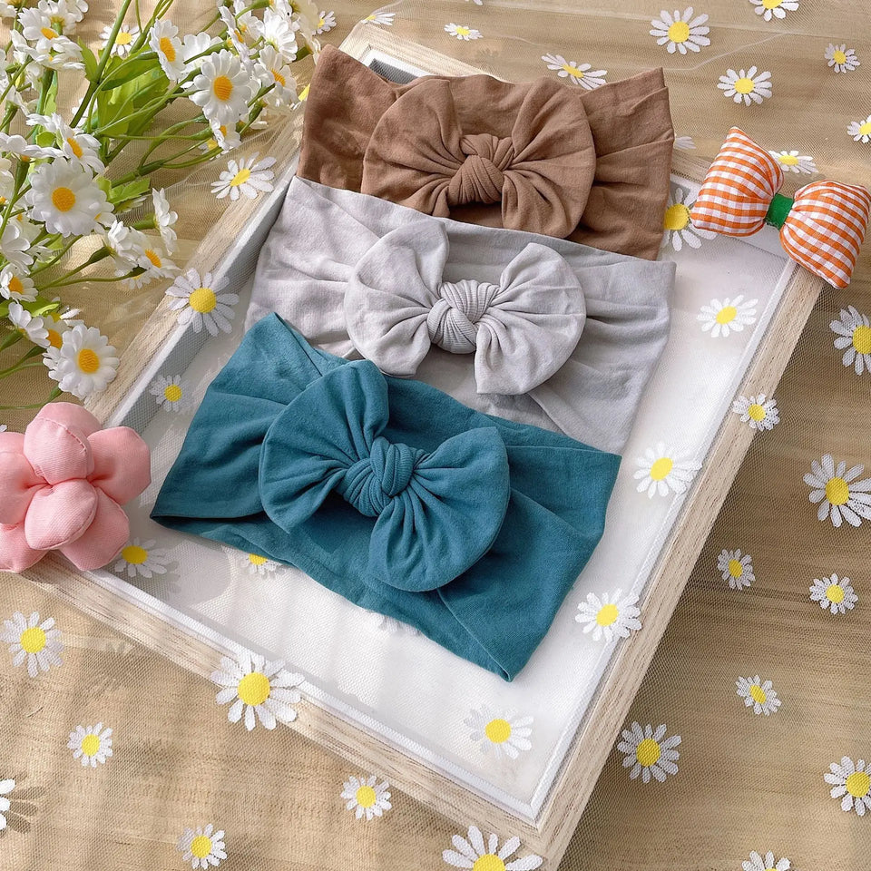 Mini Fashion – Modisch & weich – Kinder-Schleifen-Stirnbänder