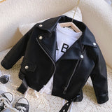 Girls Leather Jacket – Cool & stilfuld – læderjakke til børn