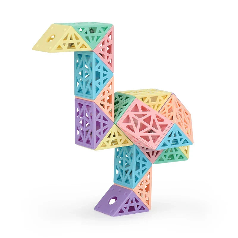 Snake Cube Set™ - Byg, drej og udforsk - Byggeklodssæt