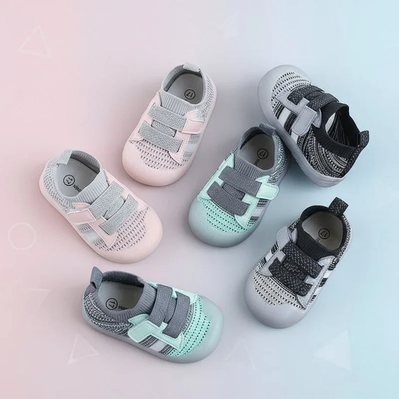 TinyRunner – Sporty og åndbar - babysko i mesh med blød sål