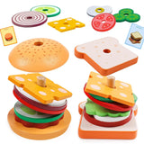 Woods™ - Velsmagende stabling - Sandwich-byggelegetøj