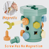 Magnet Toys™ - Kreativität und motorische Fähigkeiten - Montessori Schiebe- und Schraubenspaß