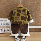 Mini Fashion™ - Warm & Stylisch - 2-teiliges Fleece-Set