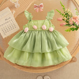 Tulip Mesh Dress – Elegant & Komfort – Kinderkleid