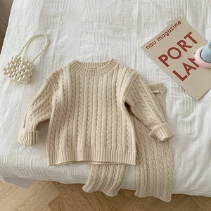 Mini Fashion™ - Stylish & Trendy für Kinder - Strickpullover & Hose