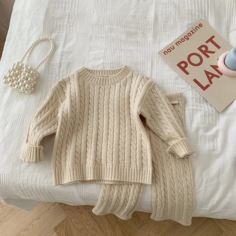 Mini Fashion™ - Stylish & Trendy für Kinder - Strickpullover & Hose