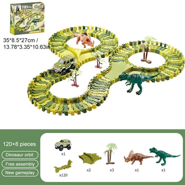 DinoRail™ - Dino Rennspaß - Rennbahn