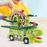 Dino Slide Truck™ - Klettern und Flitzen mit Dinosauriern! - Dinosaurier-Truck