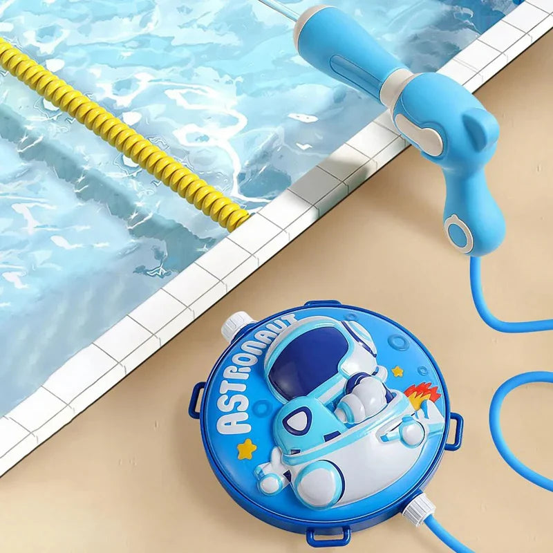 Kids Water Blaster – Legesygt & praktisk – Rygsæk med vandpistol