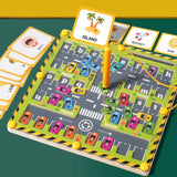 Bead Puzzle™ – Sjov sortering i labyrint – Magnetiske kugler i træ Puzzle