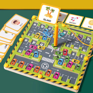 Bead Puzzle™ – Labyrinth Spaß Sortieren - Magnetische Holzkugeln Puzzle