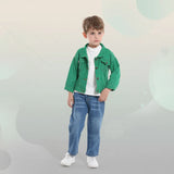 Candy Color Jeansjacke – Leichte Jeansjacke für Kinder