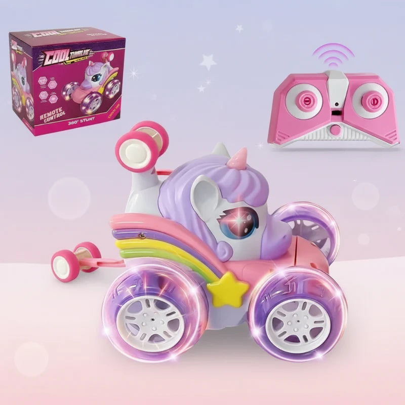 GlowRide – Farbenfroh & aktiv – Einhorn-RC-Auto