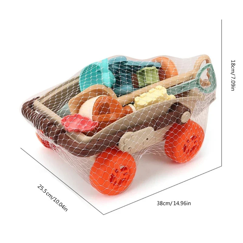 Beach Cart Set™ – Sommersjov i sand – Strandvogns-sæt