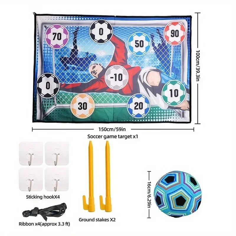 Sticky Soccer™ – Platte & Treppe – Spielmatte Fußball