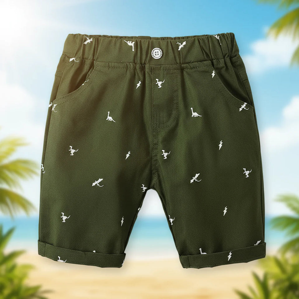 CoolKiddo – Frisch und bequem – Shorts mit Dino-Motiv