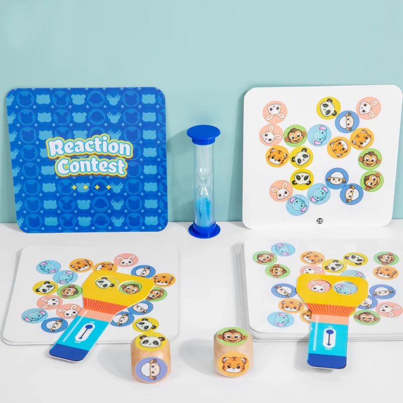 Puzzle Duel™ - Schnell und intelligent - Interaktives Reaktions-Brettspiel