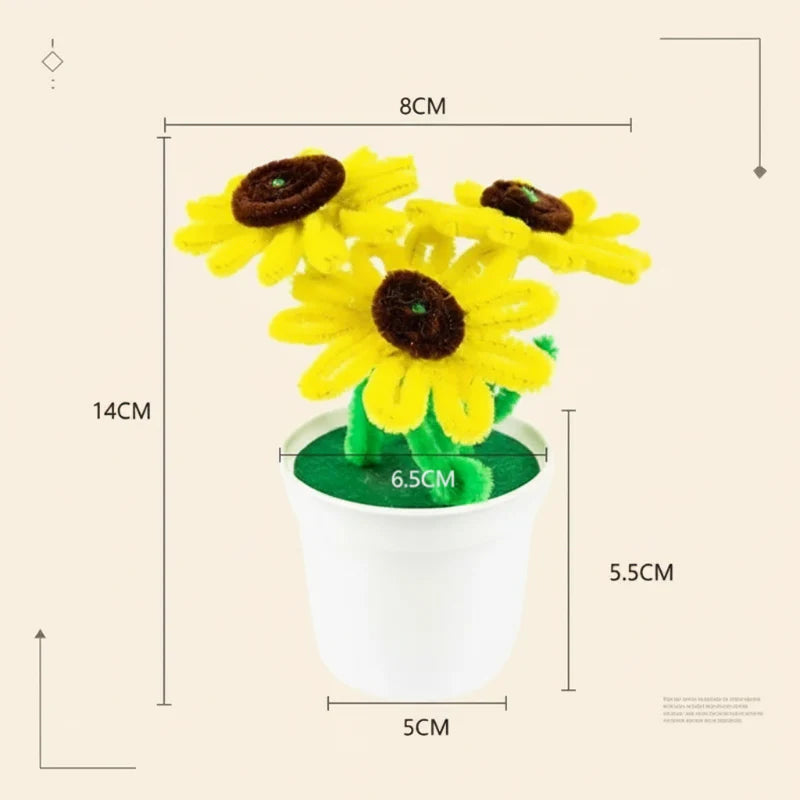 CraftBloom – Bunt & Kreativ – DIY-Blumentopf-Bastelset