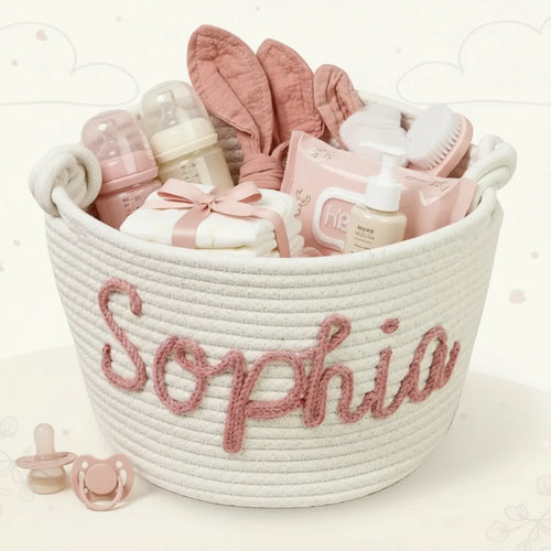 CuddleBasket – Hübsch & persönlich – personalisierter Windelkorb