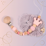 Personalized Pacifier Chain – Sicher & stilvoll – Personalisierte Schnullerkette