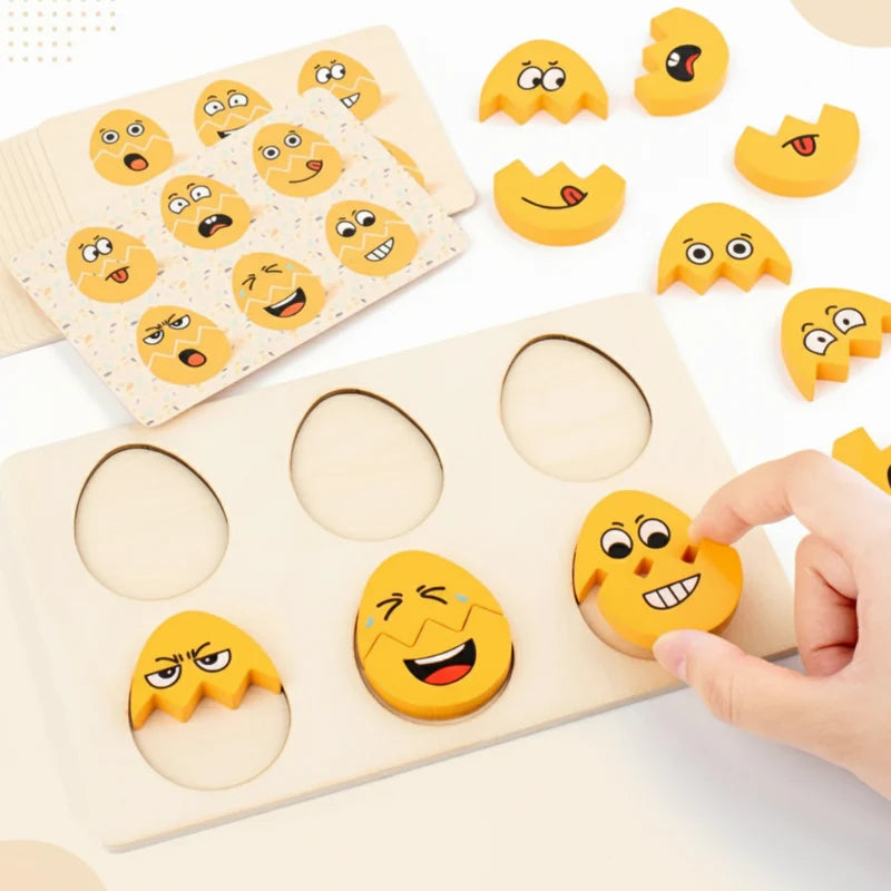 ExpressEggs – Umgang mit Emotionen lernen – Gesichtsausdruck-Puzzle