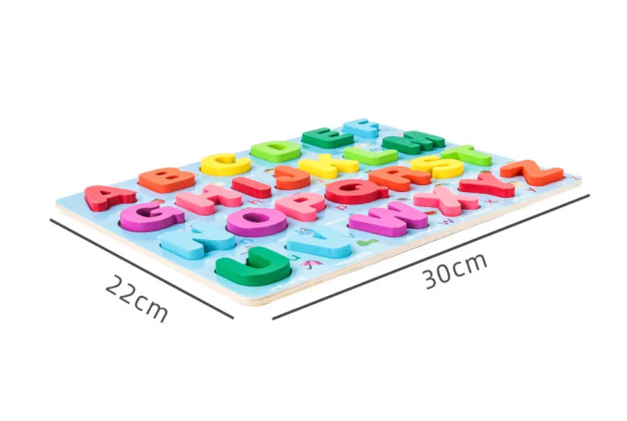 SmartBoard – Farbenfroh & lehrreich – Montessori Zahlen- und Buchstaben-Lernpuzzle