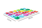 SmartBoard – Farbenfroh & lehrreich – Montessori Zahlen- und Buchstaben-Lernpuzzle