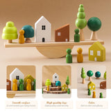 Wooden Forest Blocks – Kreativität & Entwicklung – Stapelspielzeug aus Holz