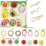 Toddler Clips™ - Frugt- og formmatchning - Sorteringsspil