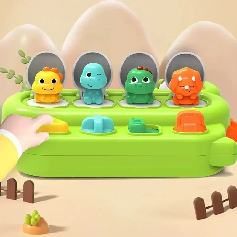 Peek & Play™ - Klik, Drej, Overraskelse! - Baby Pop-up Legetøj