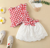 Mini Fashion™ - Top & Shorts-sæt til piger