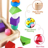 Woods™ - Opmuntre til kreativitet og forbedre færdigheder - farverigt Montessori-puslespil