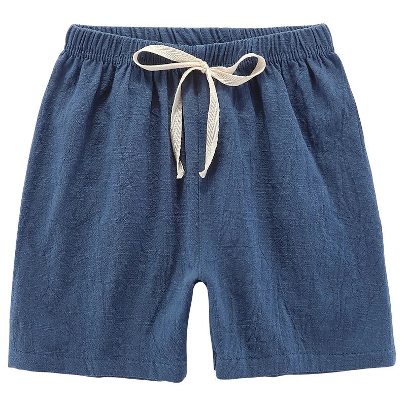 Mini Fashion™ - Hurtigtørrende materiale - Bomulds-linned shorts