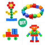 Rainbow Lacing Beads™ – Legende trådning - Regnbueperler med snore