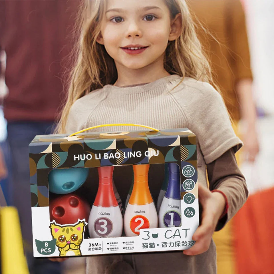 Mini Bowling Kit™ - Tal og sjov - Bowling-sæt til børn