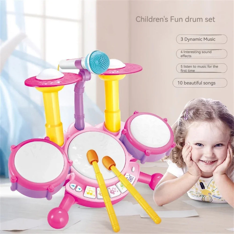 Kids Drumset™ - De små kommer i gang - Legetøjstrommesæt
