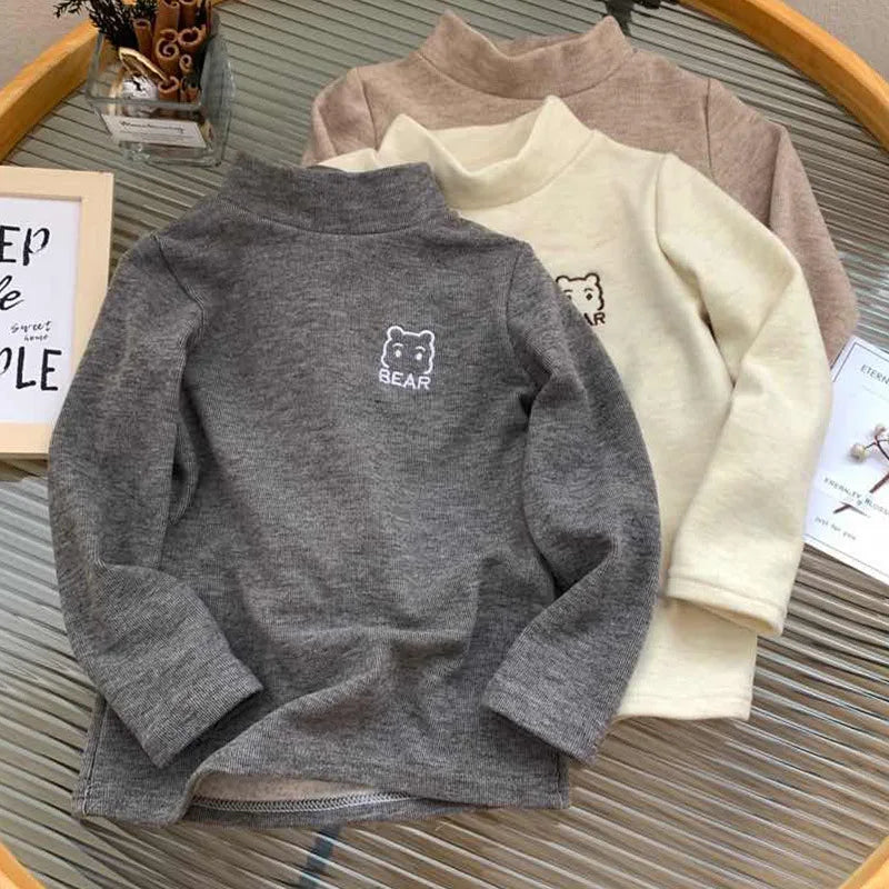 Mini fashion™ - Bjørn - Fleecetrøje